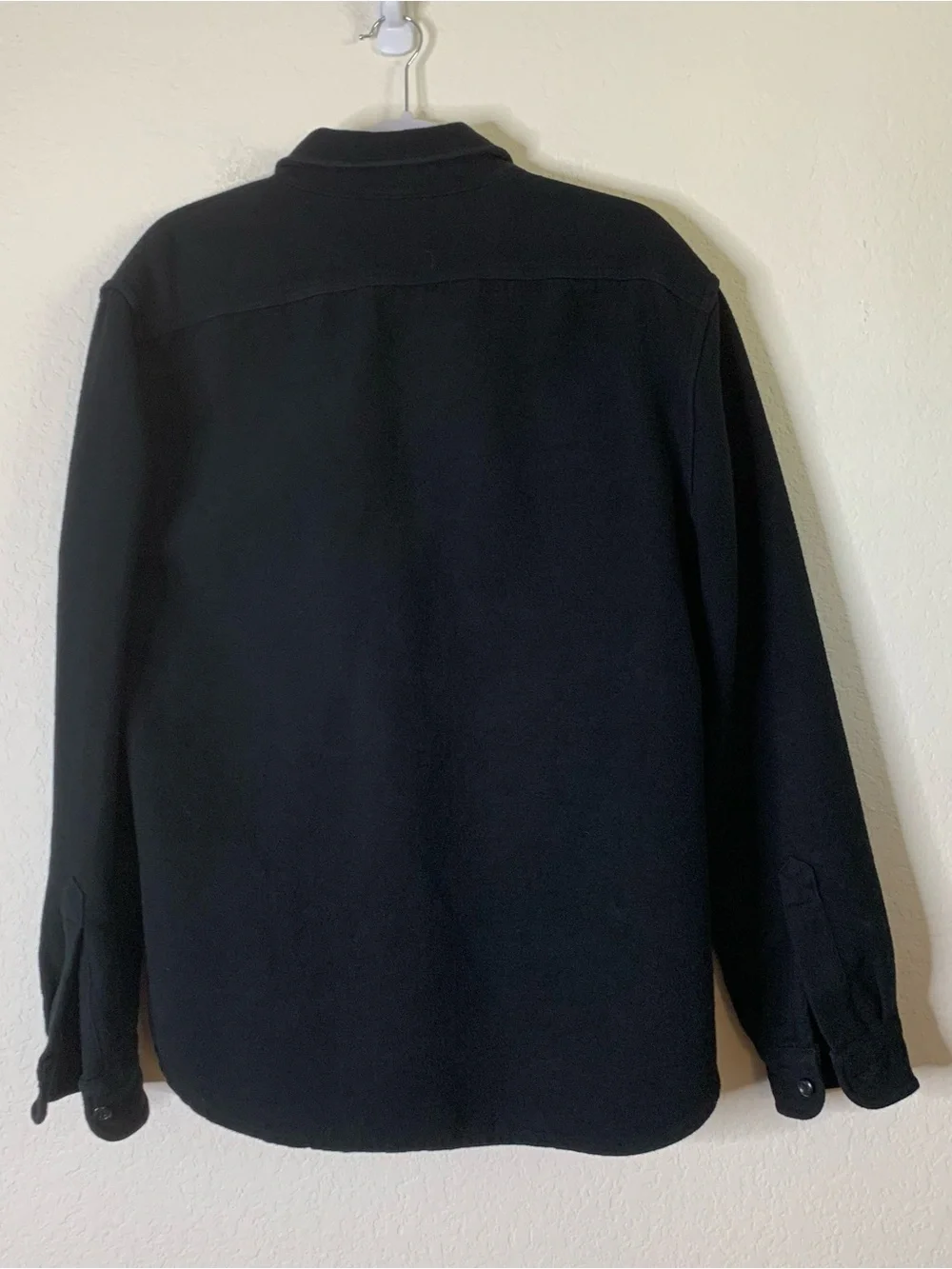 J.crew Mens black Heavyweight chamois workshirt M